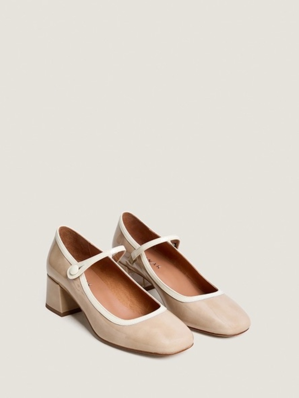 Jonak SQUARE-TOE HEELED MARY JANES donzai